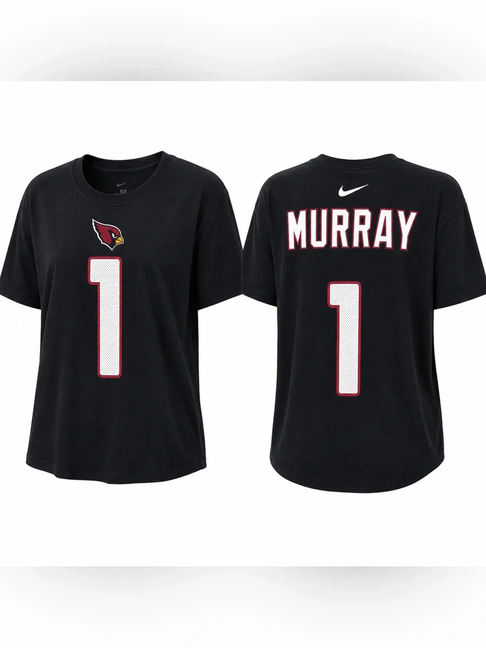 🆕 Nike Kyler Murray #1 Arizona Cardinals NWT Women’s Large Name & Number T-Shirt
